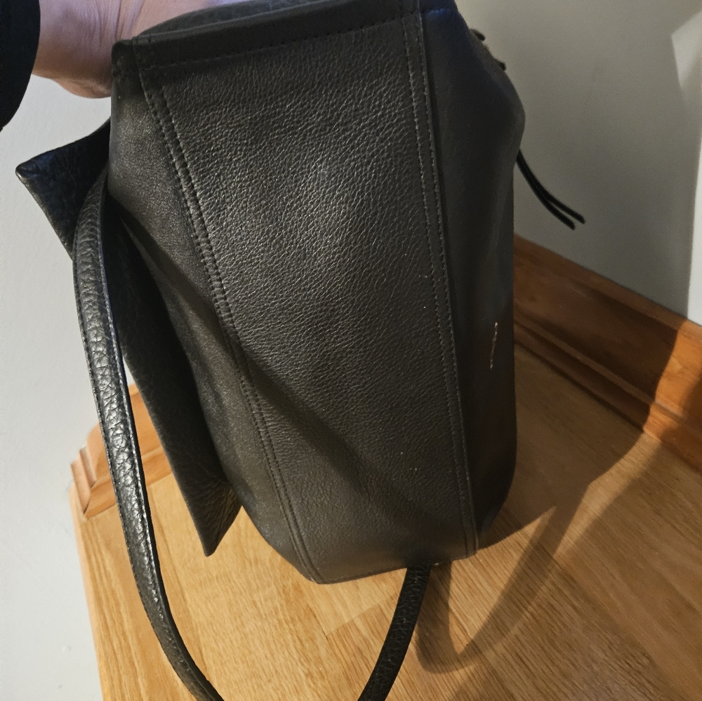 Coach Black Leather Satchel - Picture 11 of 12